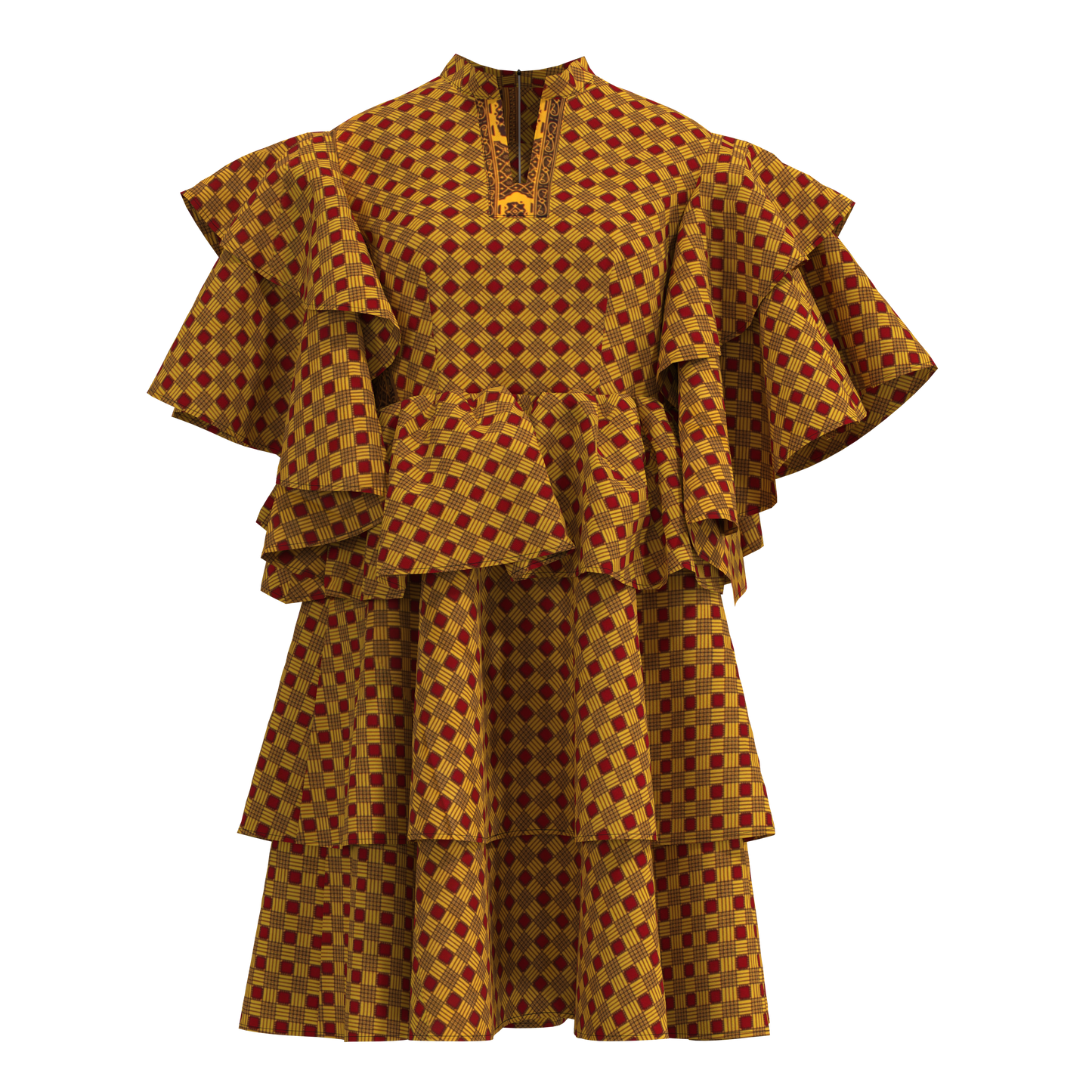 European, American and African women's clothing quality dress short sleeve short dress, elegant style women's dress WY10907