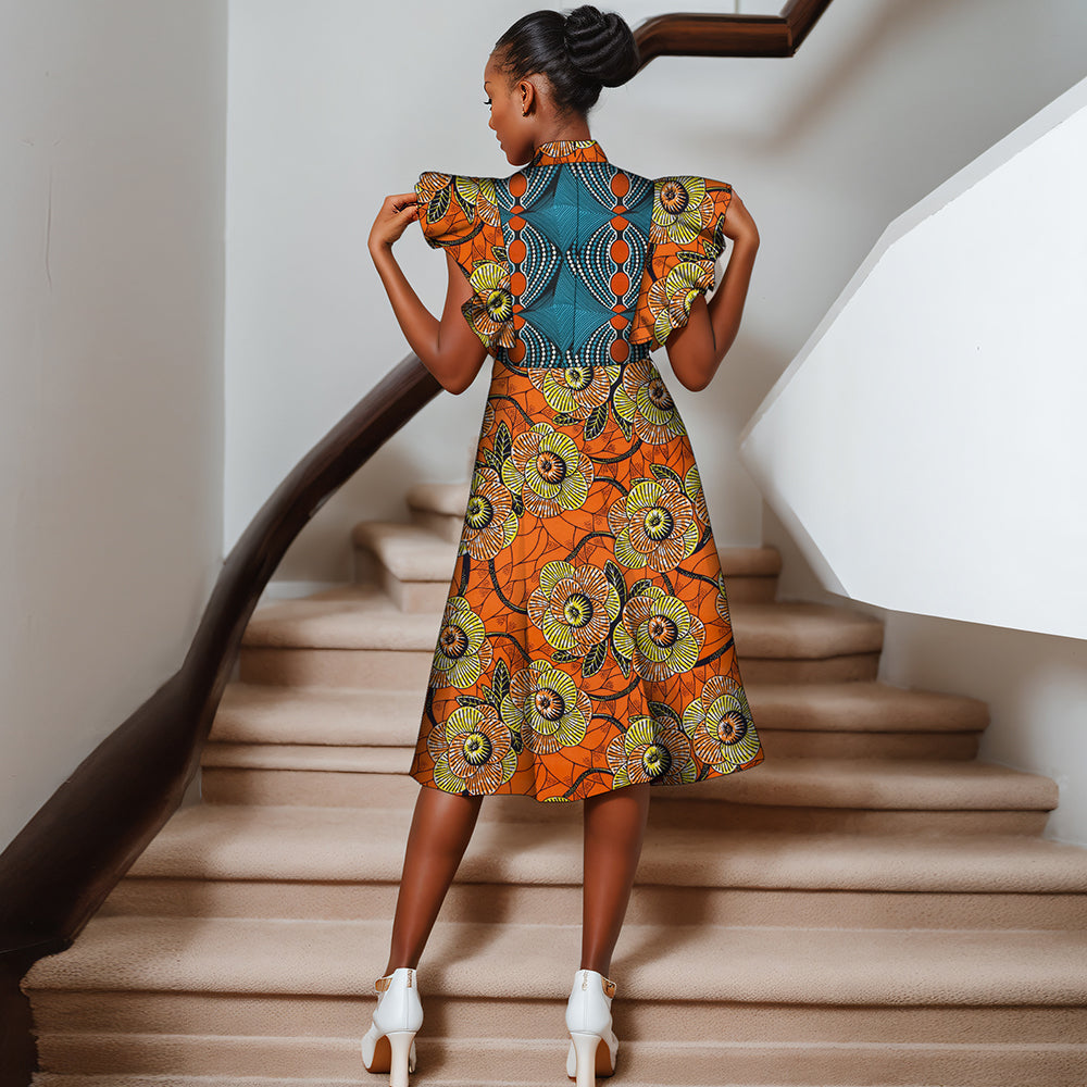 African Women Dresses Ankara Dress WY666