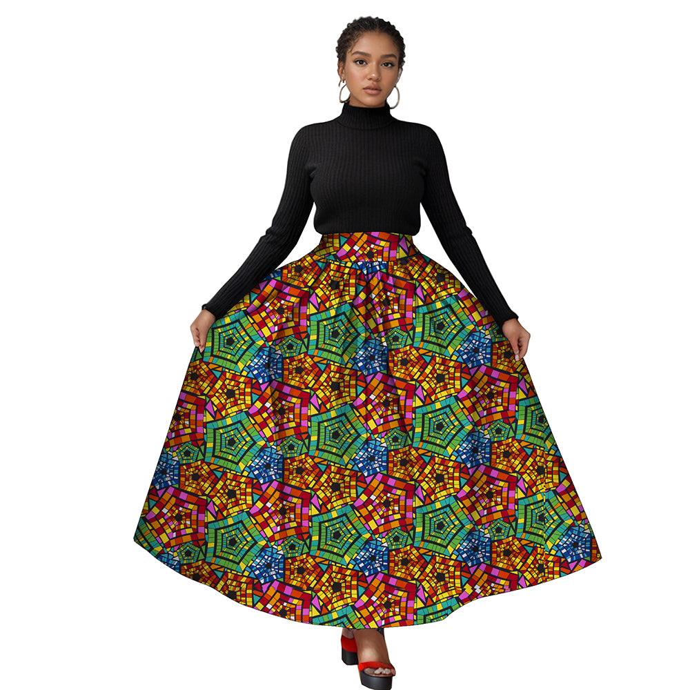 Plus Size Party Dress African Dresses for Women Long Maxi Clothes WY1744