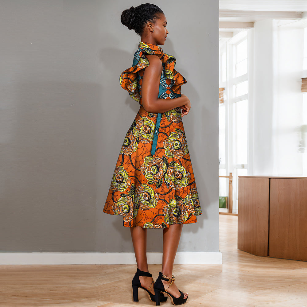 African Women Dresses Ankara Dress WY666