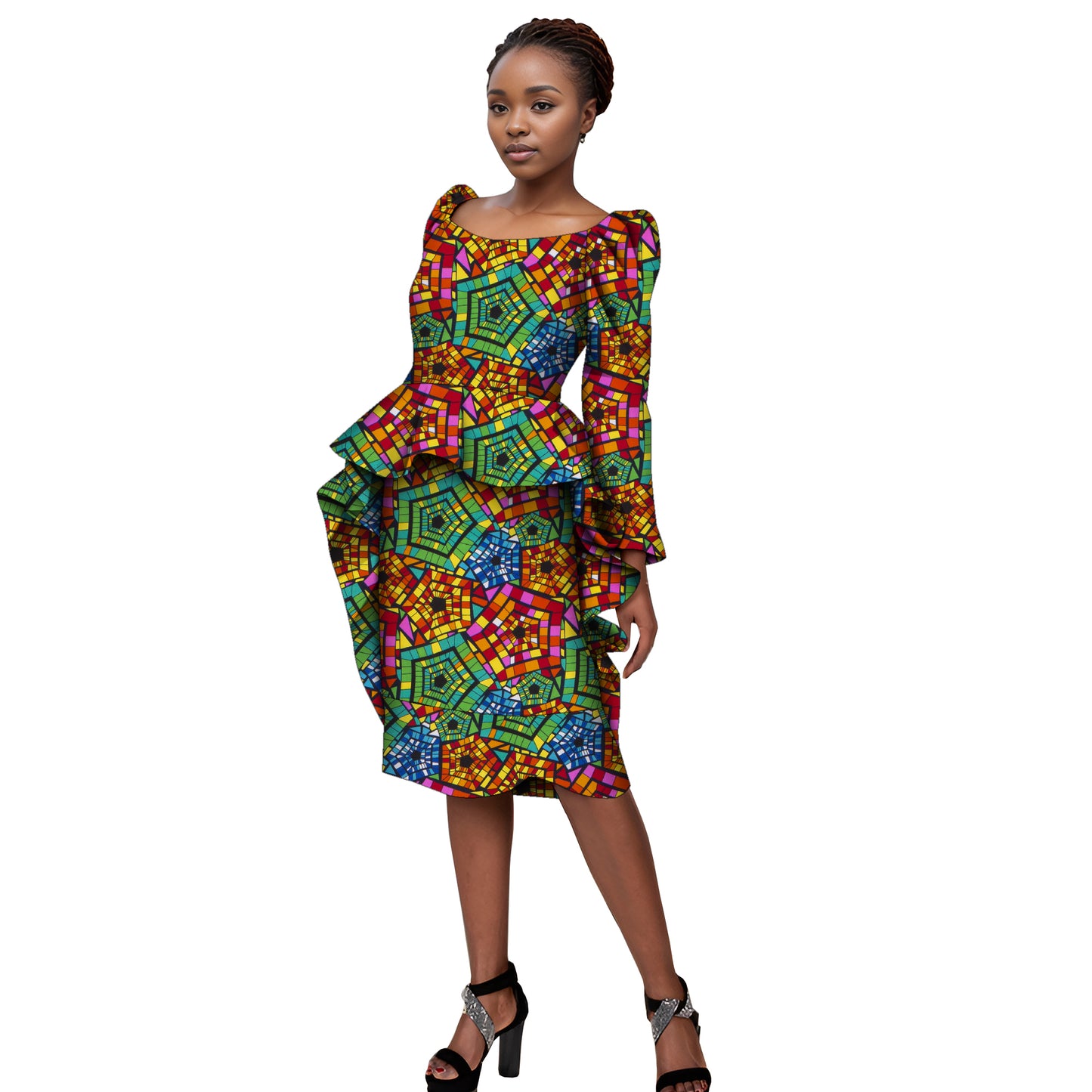 WholeSale Africa suit for Women African Wax Print skirt suit Dashiki Plus Size Africa Style Clothing for Women Office suit wy10013
