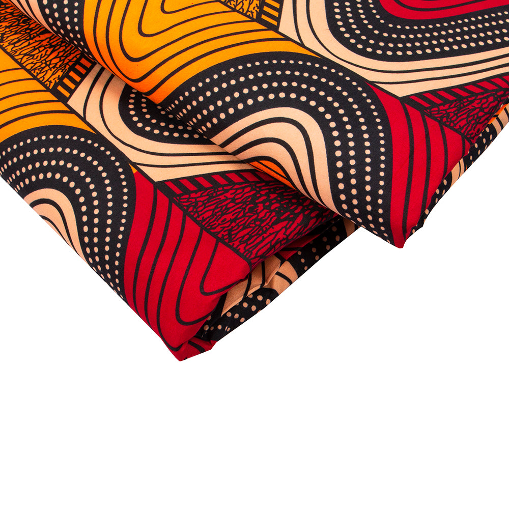 6 Yards/lot African Polyester Fabric Polyester FP6467