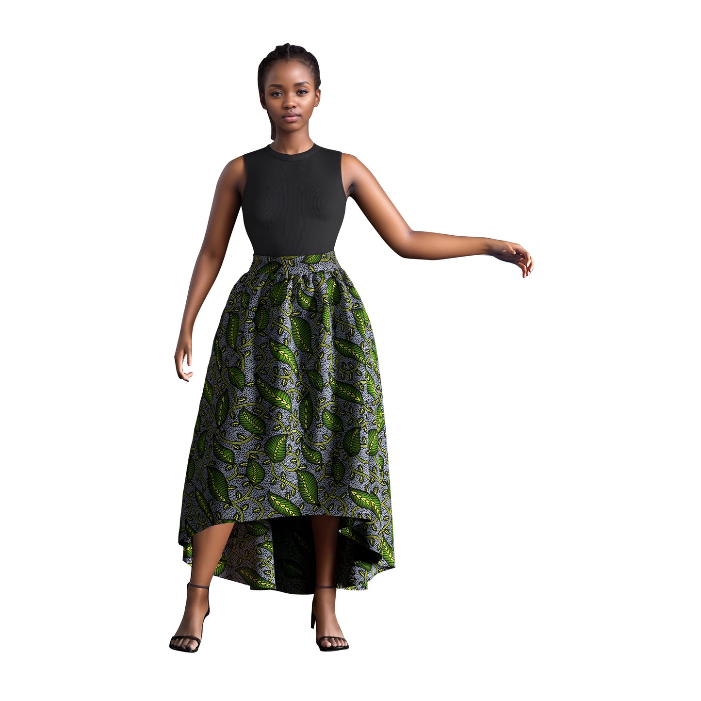 WholeSale Africa Skirt for Women African Wax Print skirt Dashiki Plus Size Africa Style Clothing for Women Office skirt wy1684