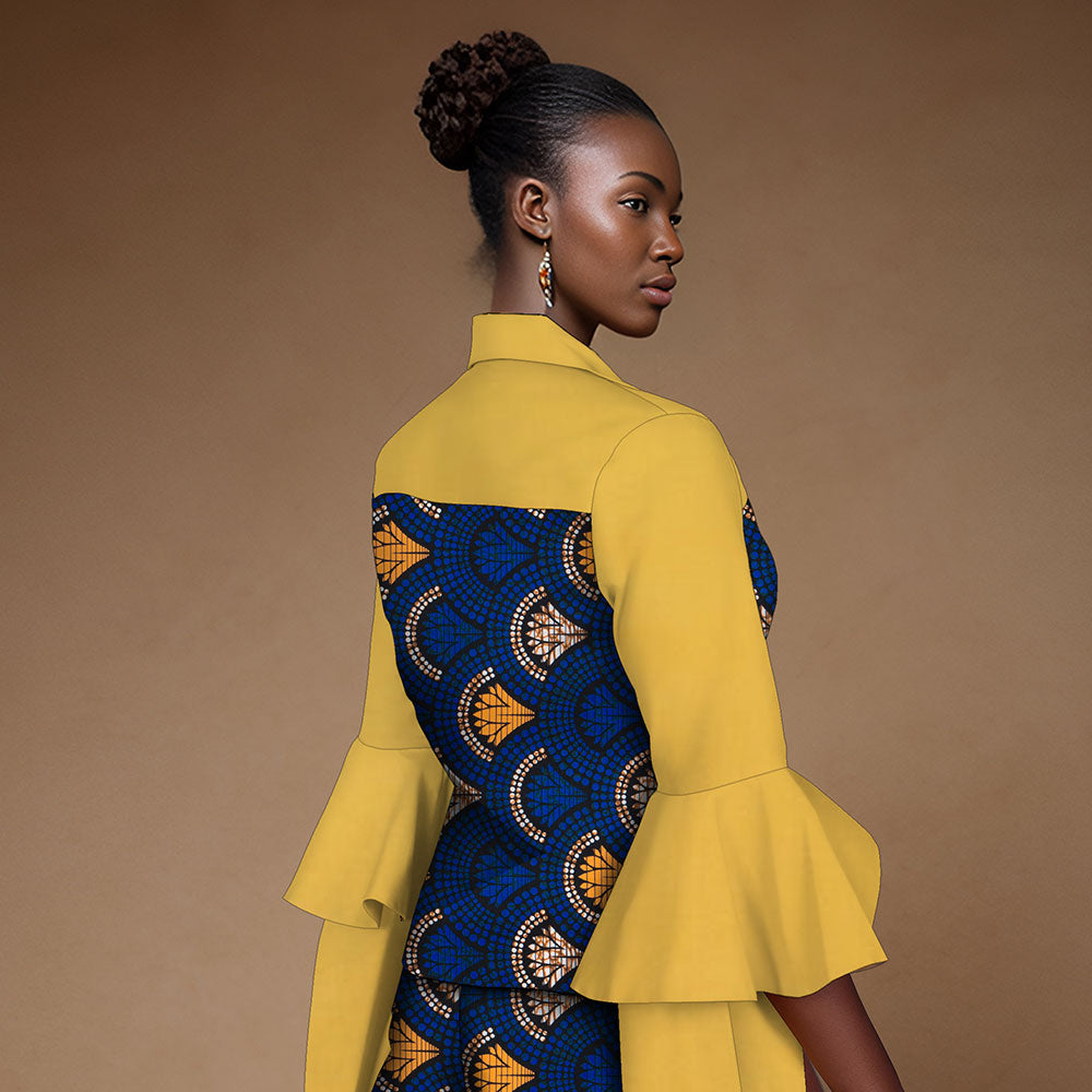 African Women Suits Print Blazer and Pants Sets African Traditional Dashiki 2 Pieces Pants Sets WY9869