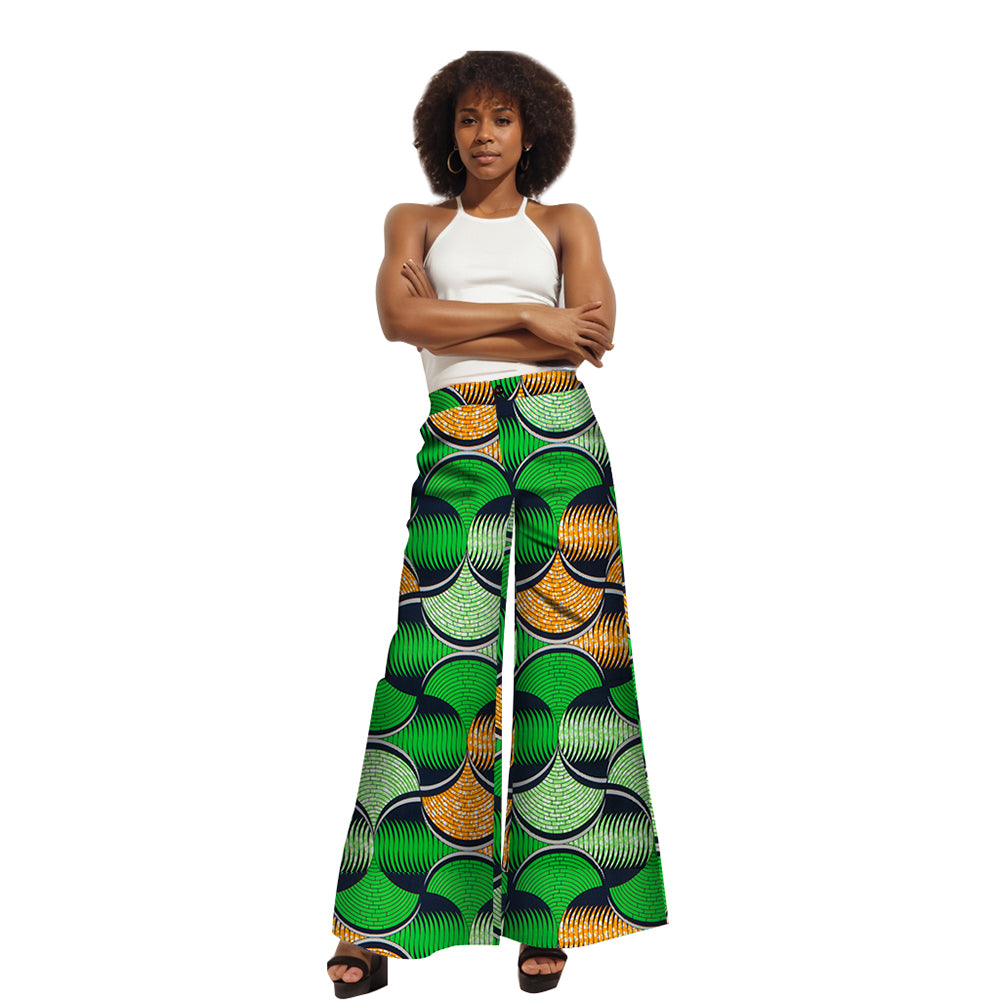 African women printed wide-legged pants WY1029
