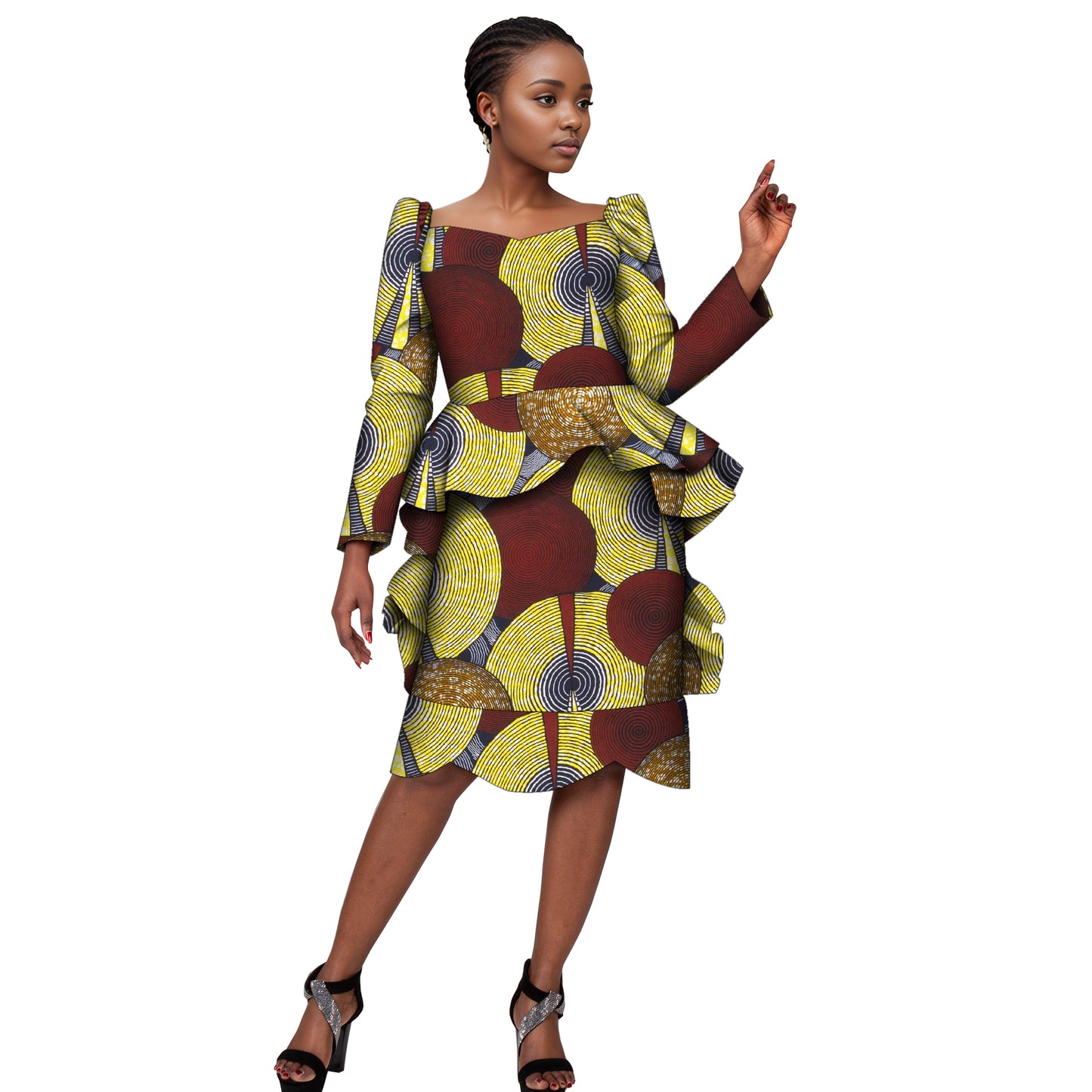 WholeSale Africa suit for Women African Wax Print skirt suit Dashiki Plus Size Africa Style Clothing for Women Office suit wy10013