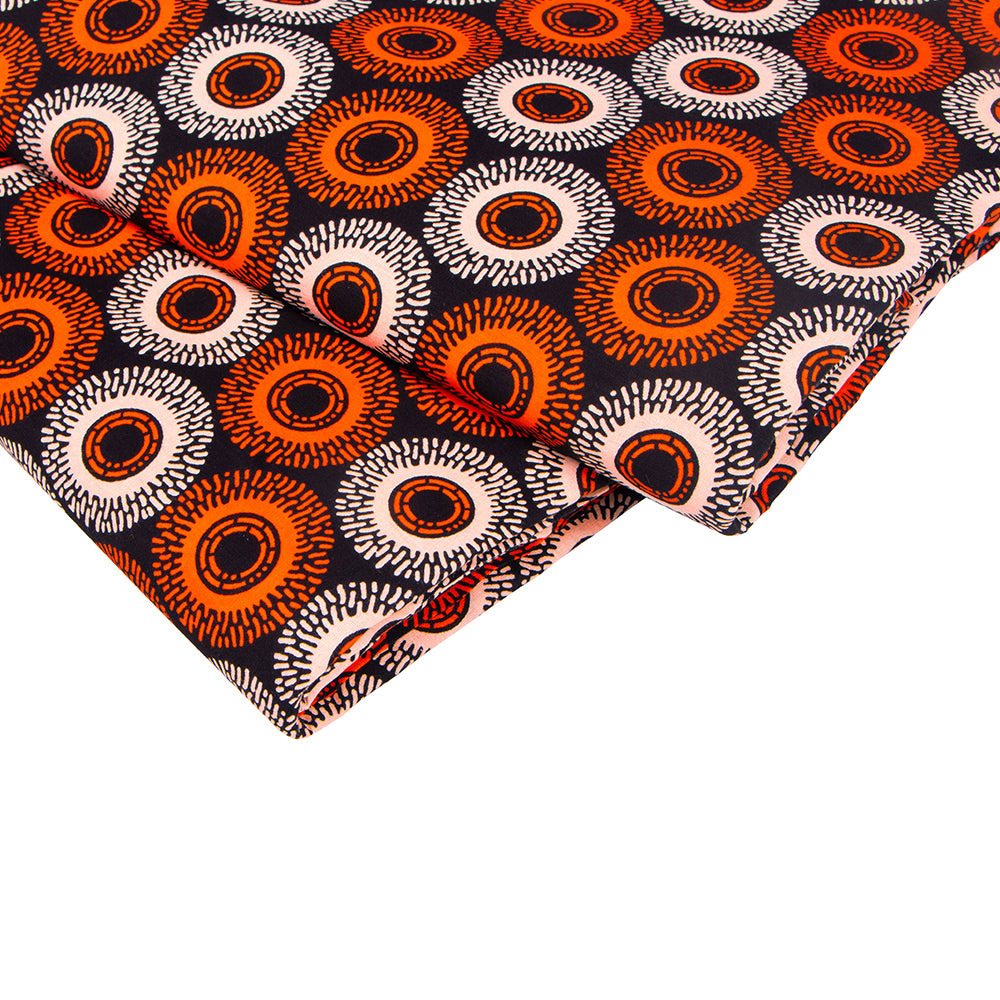 6 Yards Cotton African Fabric 24FS1554