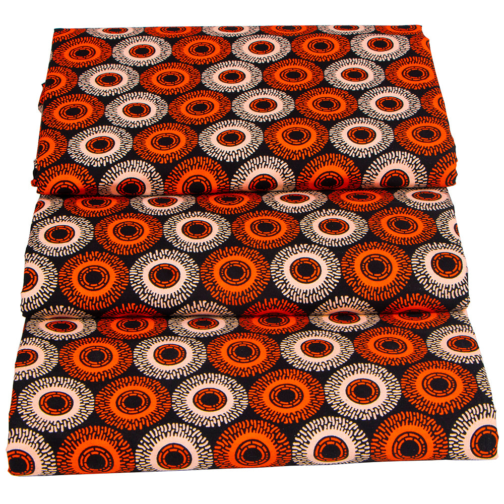 6 Yards Cotton African Fabric 24FS1554