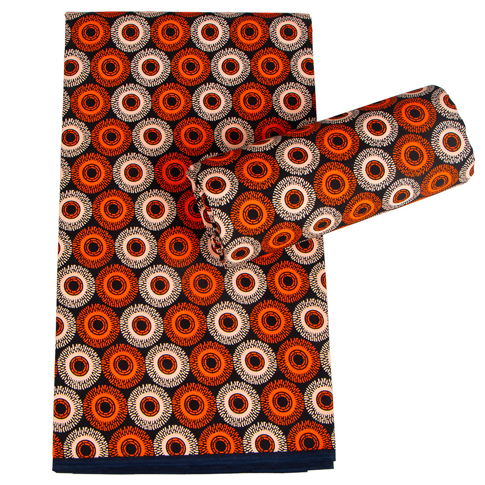 6 Yards Cotton African Fabric 24FS1554