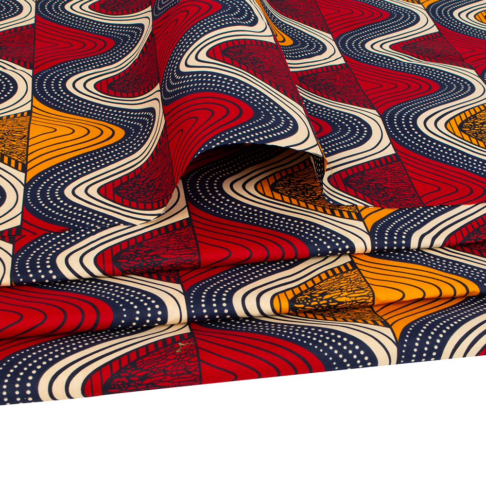 6 Yards/lot African Polyester Fabric Polyester FP6467