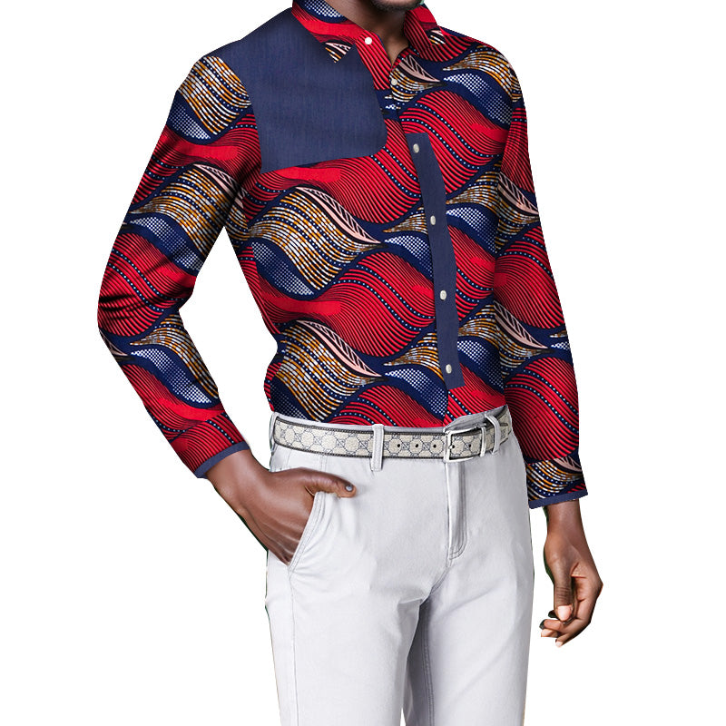 African Men's Shirt  WYN131