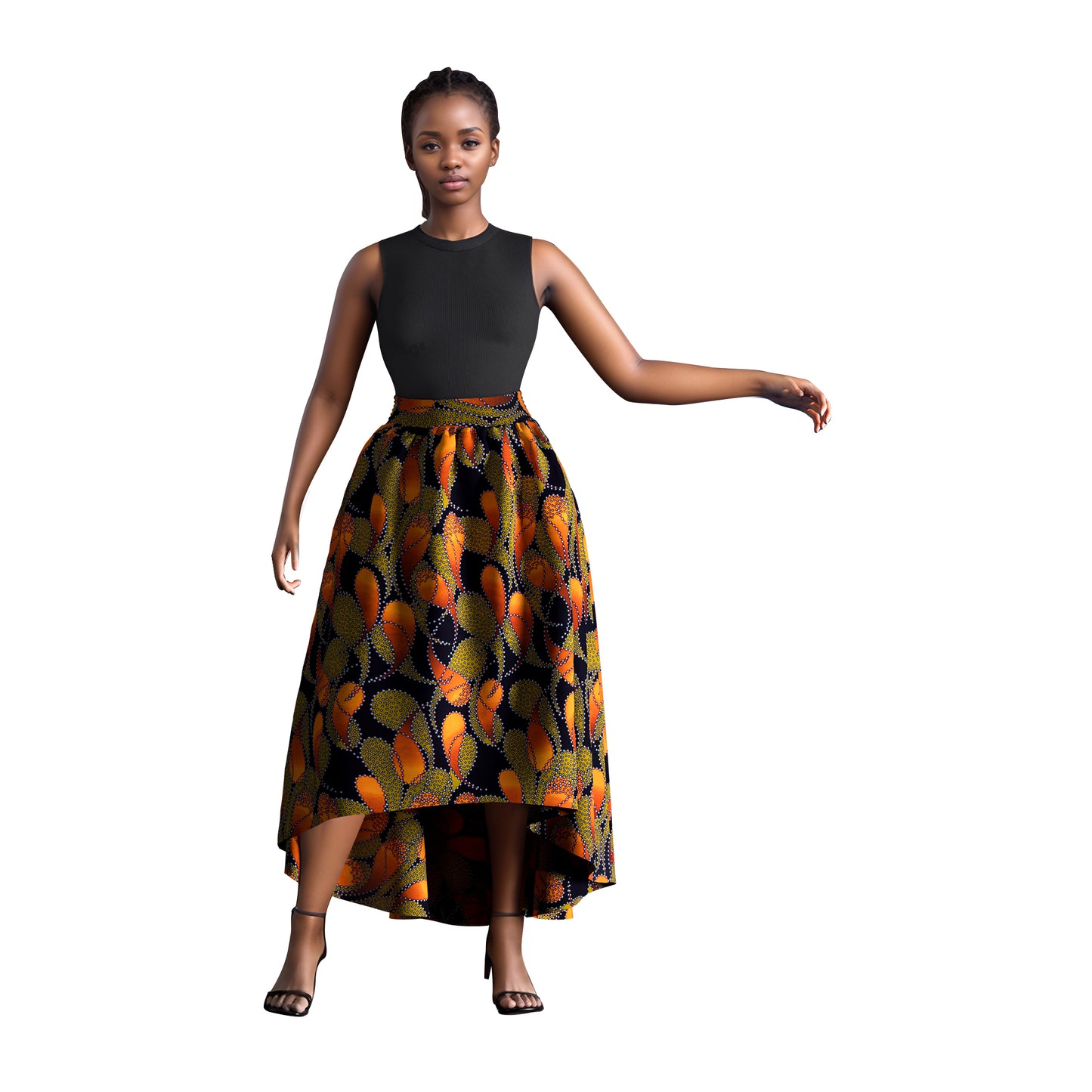 WholeSale Africa Skirt for Women African Wax Print skirt Dashiki Plus Size Africa Style Clothing for Women Office skirt wy1684
