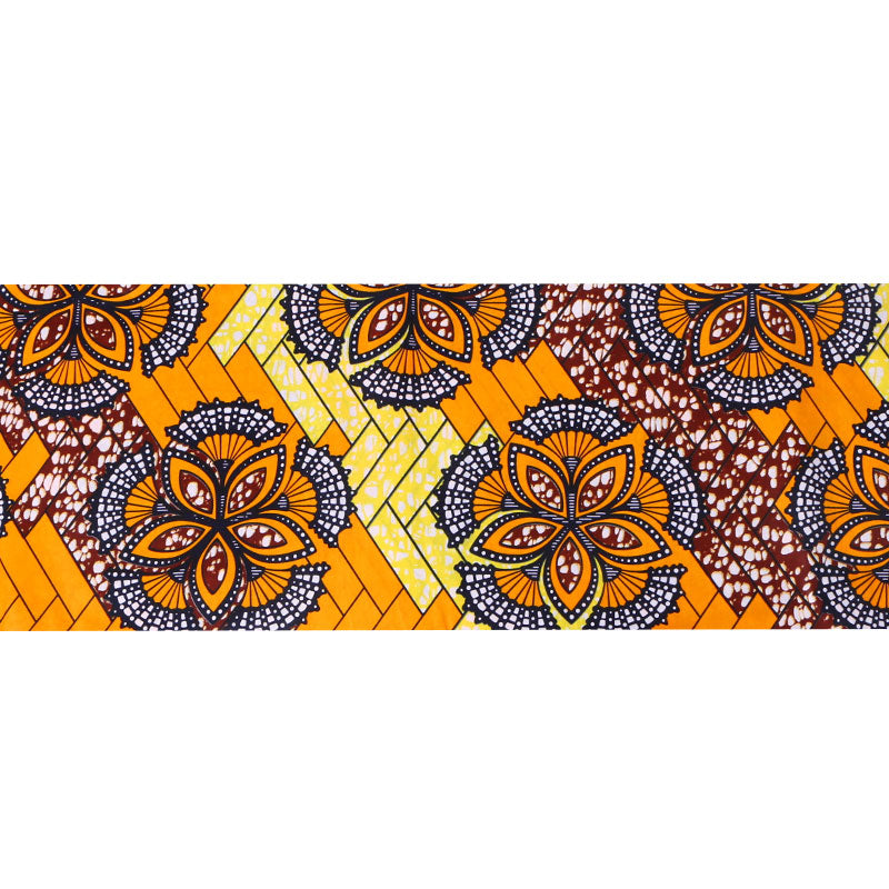 6 Yards Cotton African Fabric 24FS1206