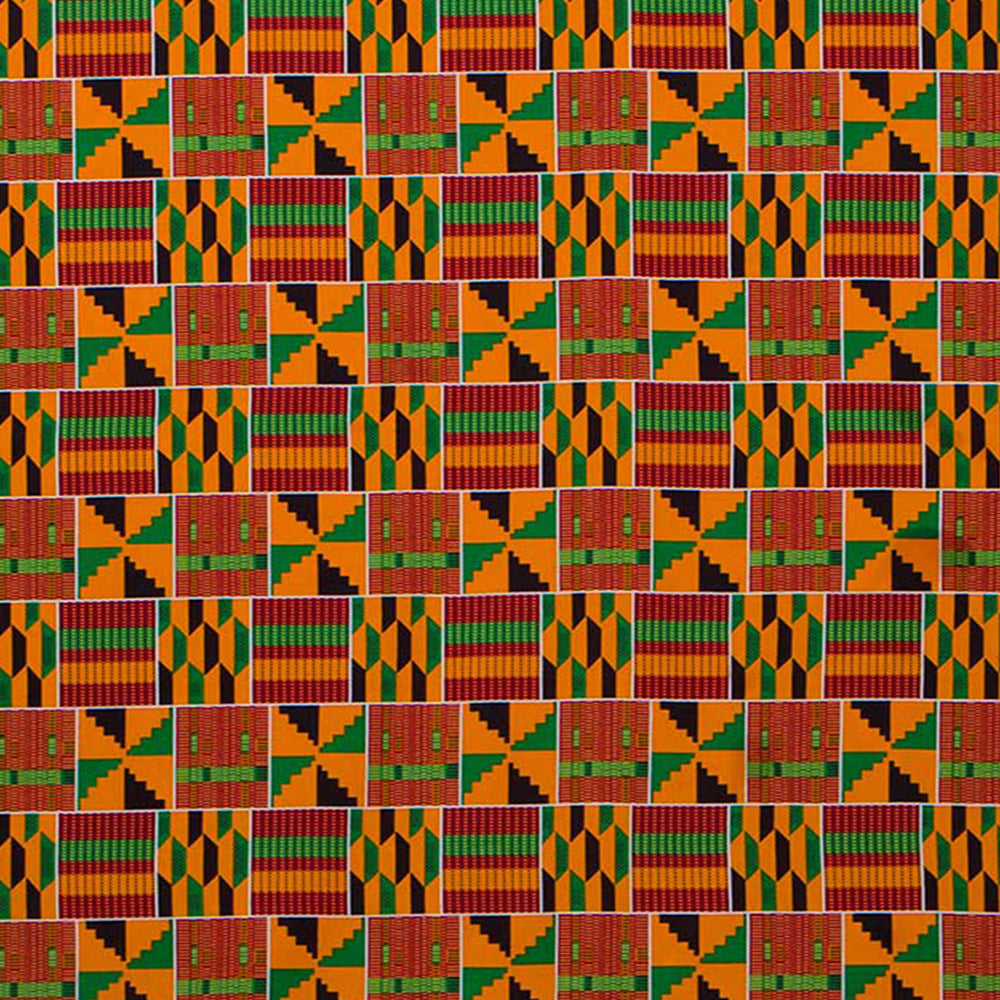 African Wax Fabrics 6 Yard 100% Cotton Ankara Kente Print Fabric for Party Dress