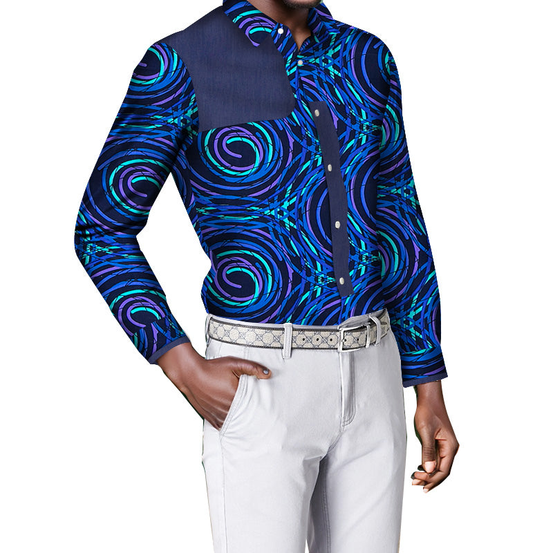 African Men's Shirt  WYN131