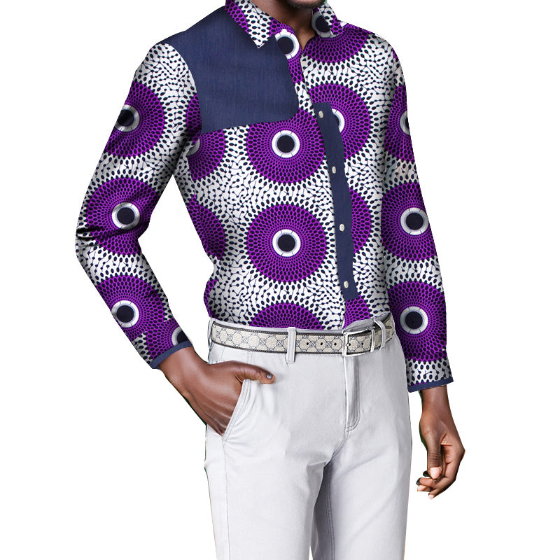 African Men's Shirt  WYN131