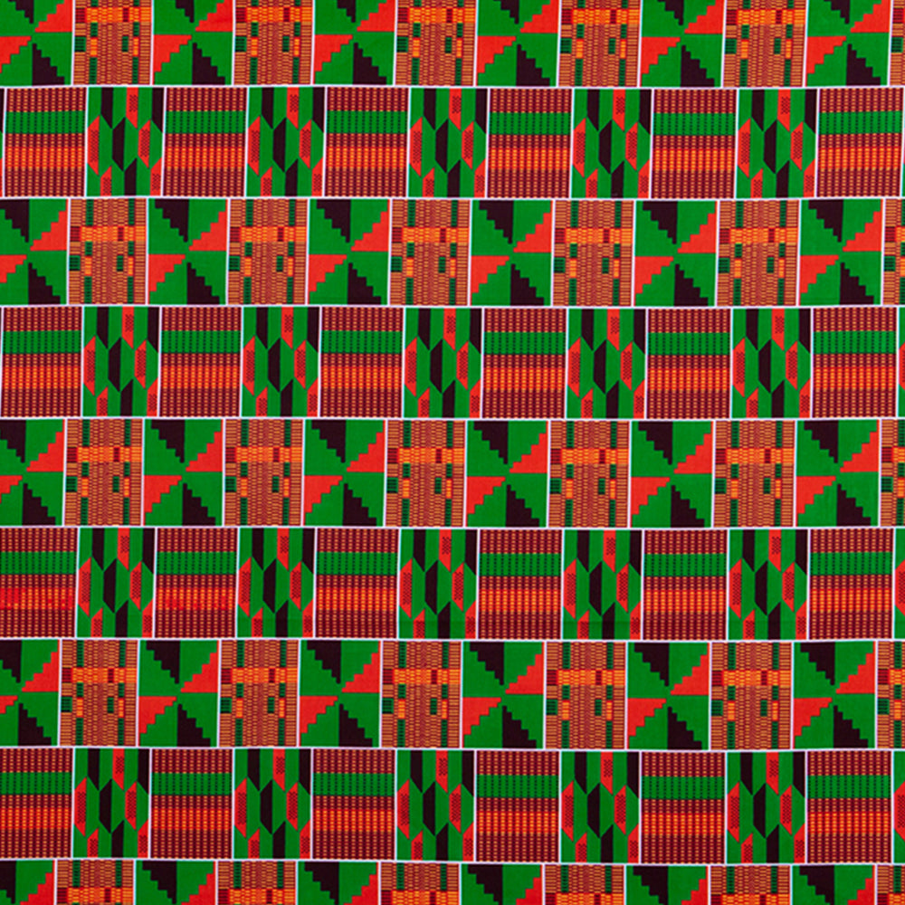 African Wax Fabrics 6 Yard 100% Cotton Ankara Kente Print Fabric for Party Dress