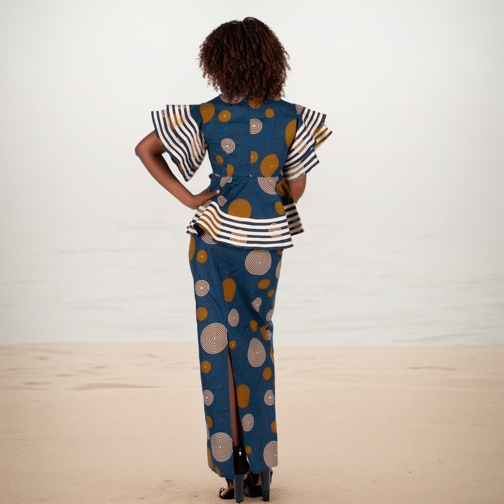 African dress for women African print tops and maxi dresses WY4864