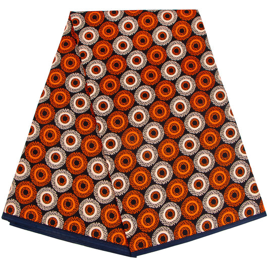 6 Yards Cotton African Fabric 24FS1554