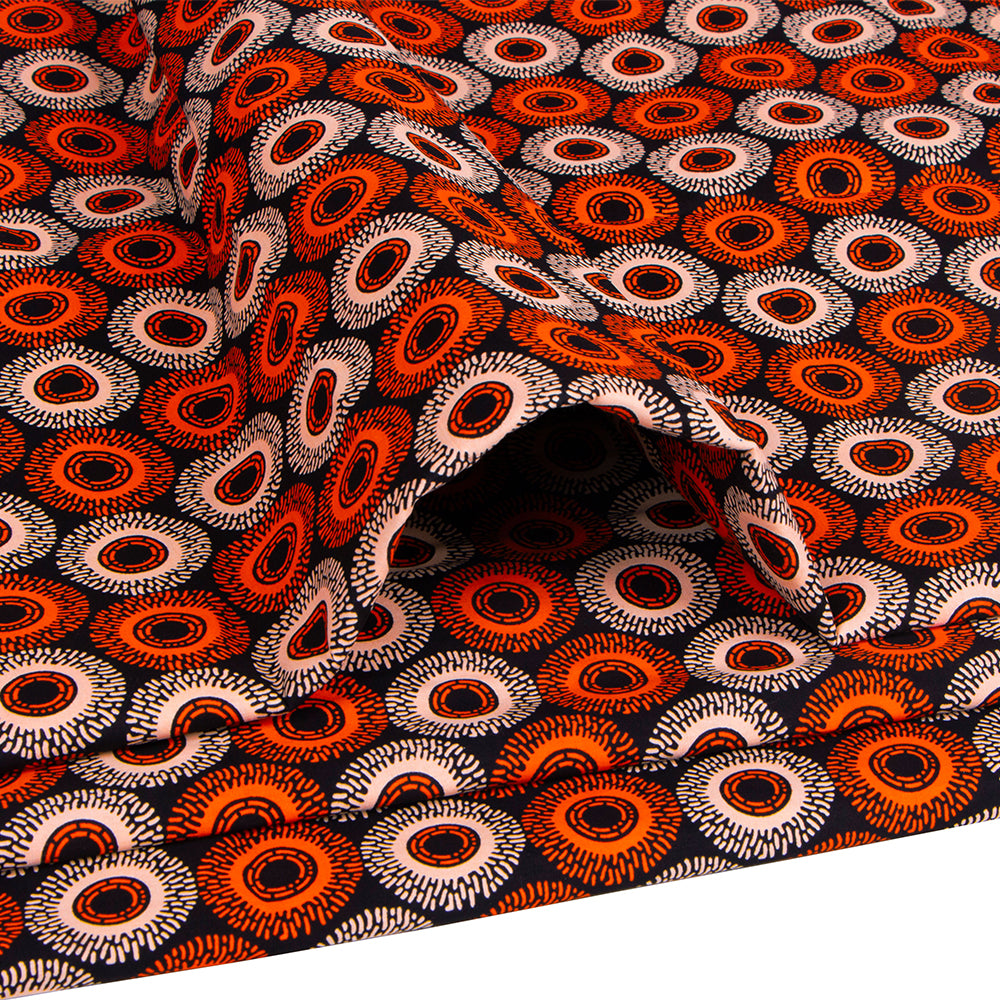 6 Yards Cotton African Fabric 24FS1554