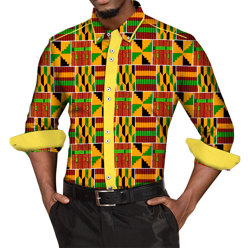 African Men's Shirt  WYN185