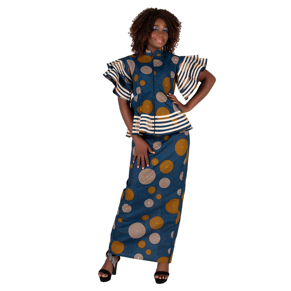 African dress for women African print tops and maxi dresses WY4864