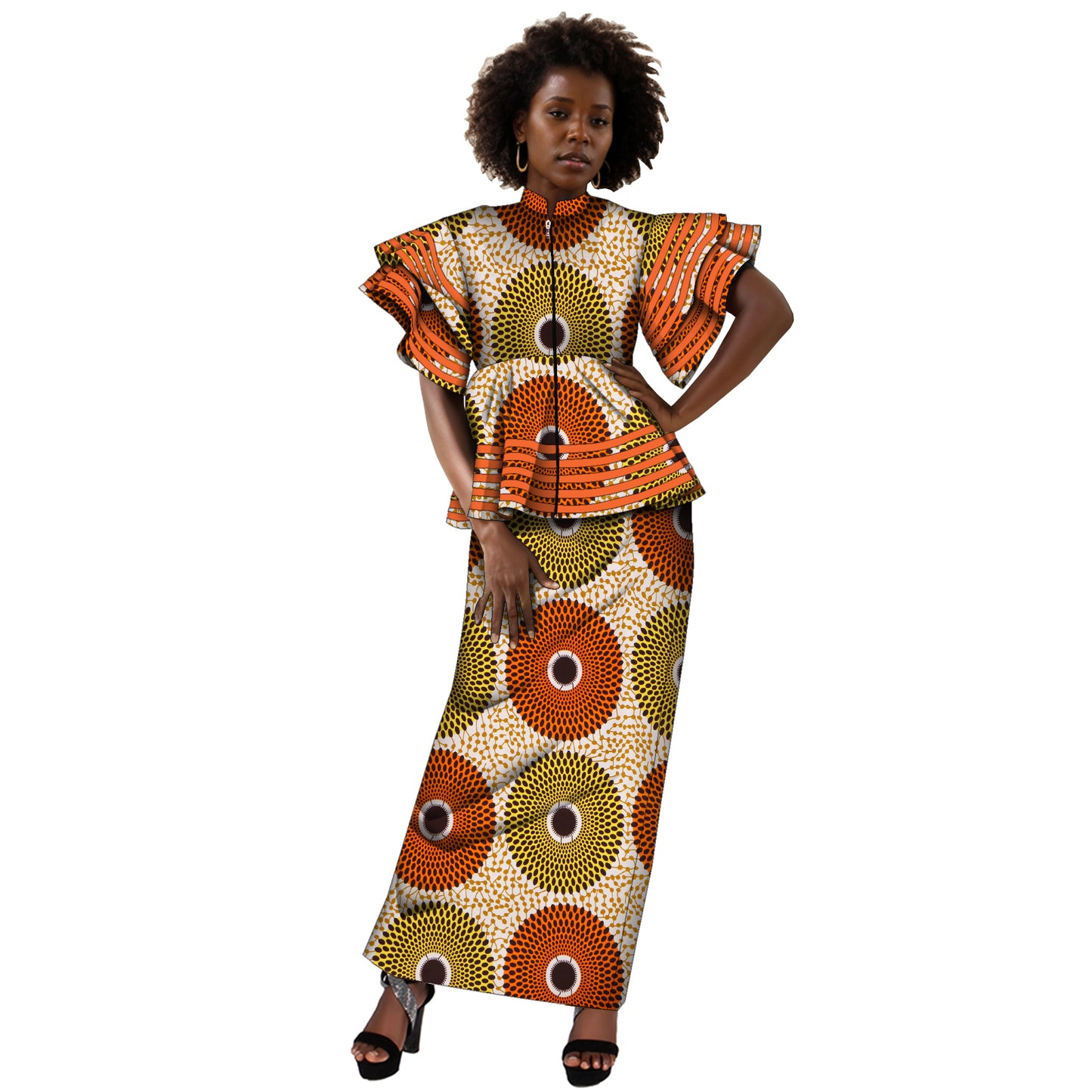 African dress for women African print tops and maxi dresses WY4864