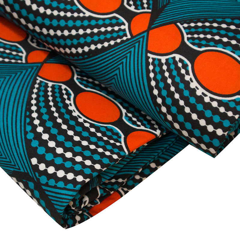 6 Yards/lot African Polyester Fabric FP6391