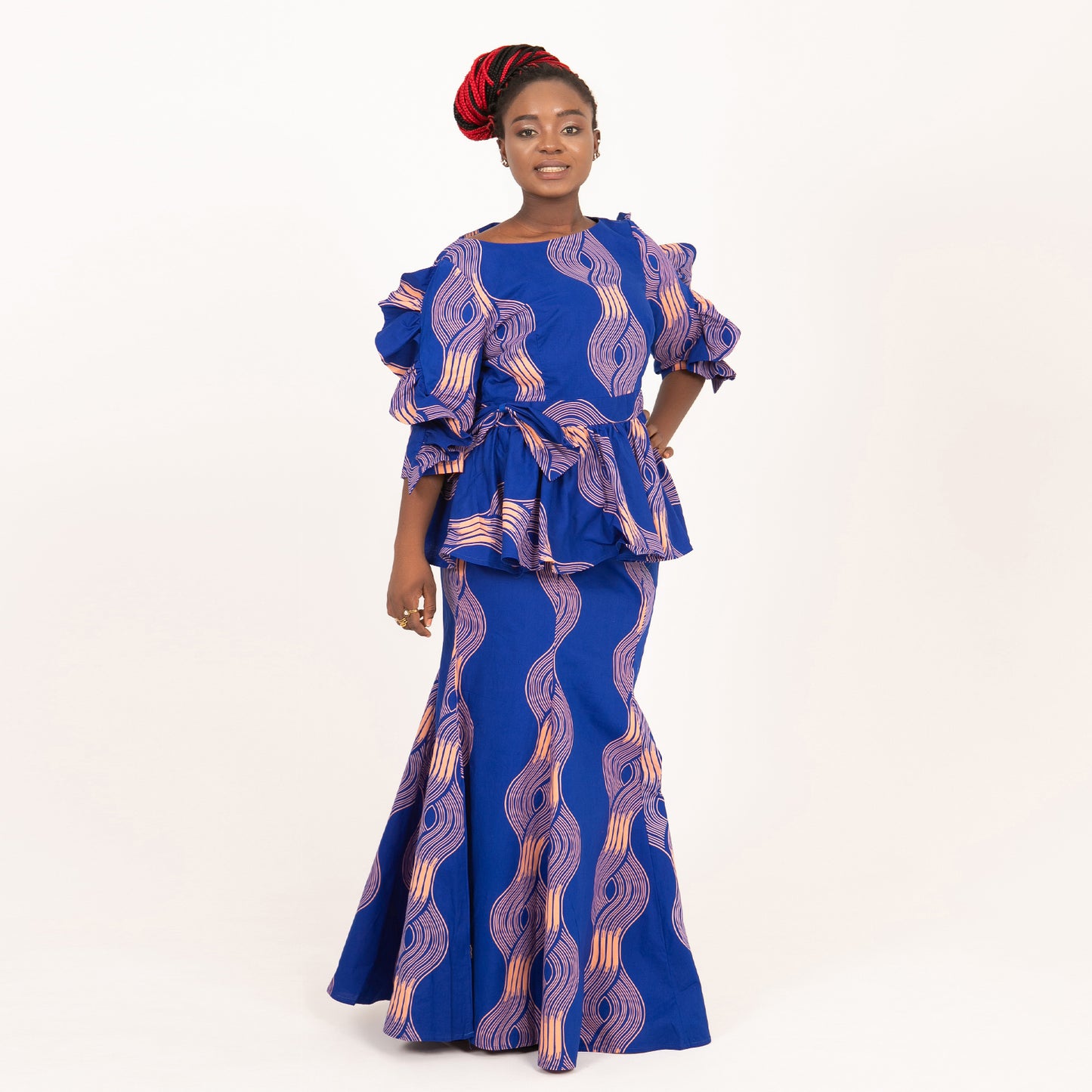 African Women Skirt Set Traditional Print Ankara Dashiki for Party Evening Sets WY6729